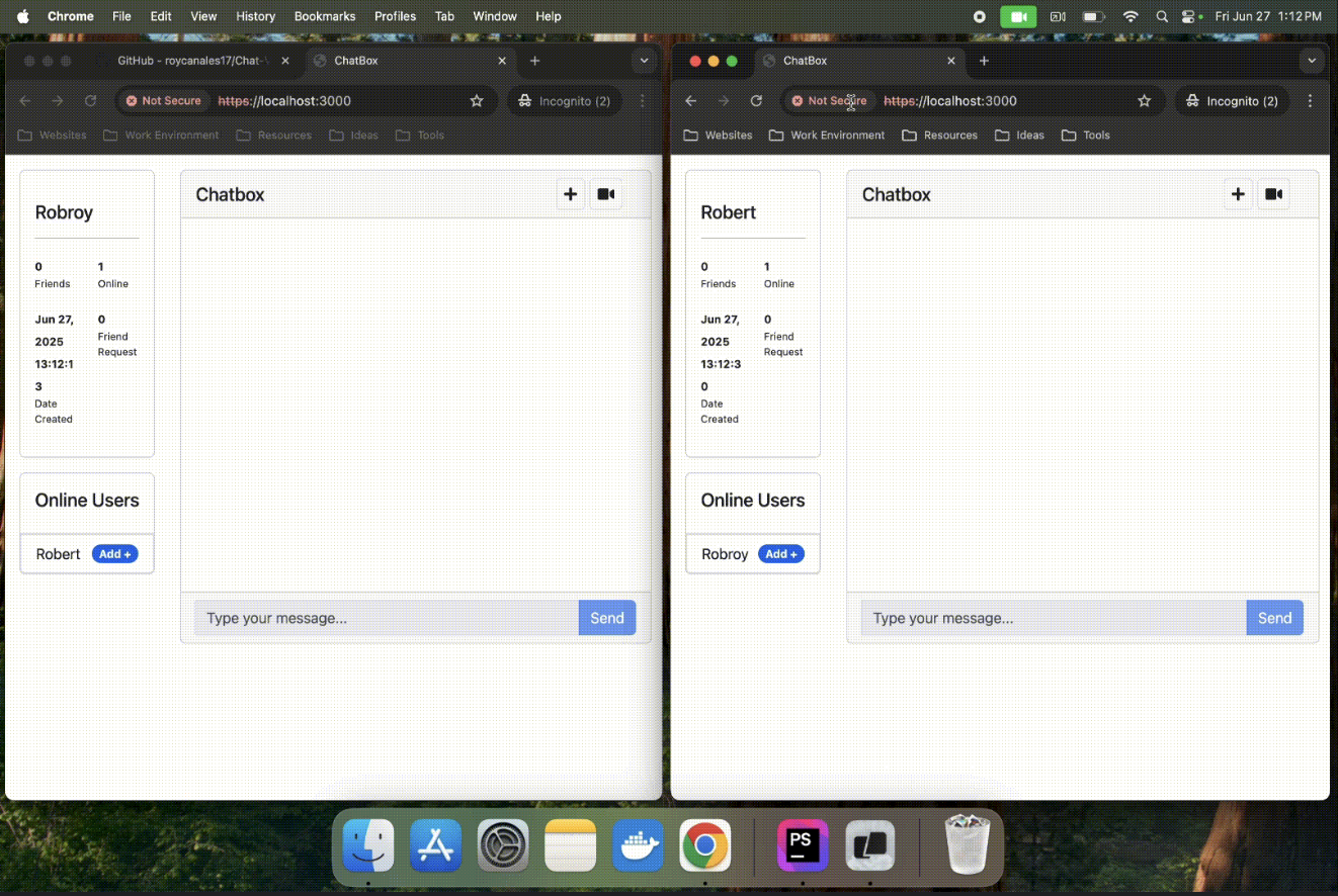 Real-Time Chat & Video Call System